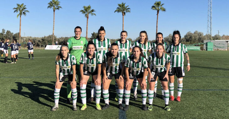 El once victorioso de las blanquiverdes esta tarde. Foto: @CordobaFemenino