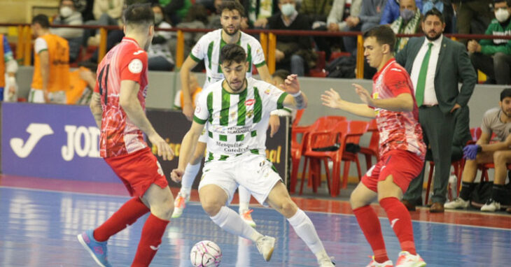 Lucas Perin en el encuentro de este domingo frente a ElPozo. Foto: Córdoba Futsal
