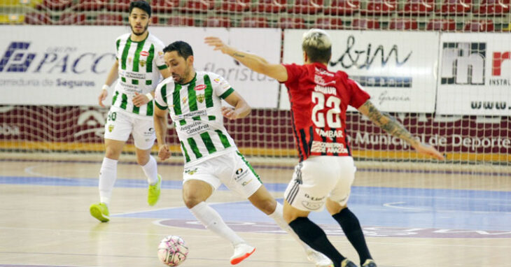 Caio César en el duelo del miércoles ante el Futbol Emotion. Foto: Córdoba Futsal