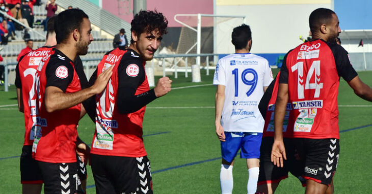 Los pontanos celebrando un tanto esta temporada. Foto: Tino Navas / @SalermPG