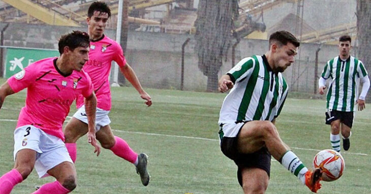 El Córdoba B en su partido frente al Ceuta B. Foto: CCF