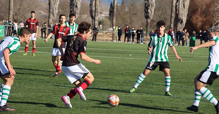 El derbi entre Córdoba y Séneca del día de Reyes en la Ciudad Deportiva. Foto: Josema López