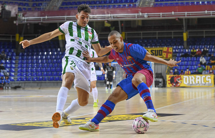 Ricardo en la visita del Córdoba Patrimonio al Palau. Foto: FC Barcelona