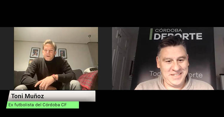 Toni Muñoz durante su entrevista con David Jurado.