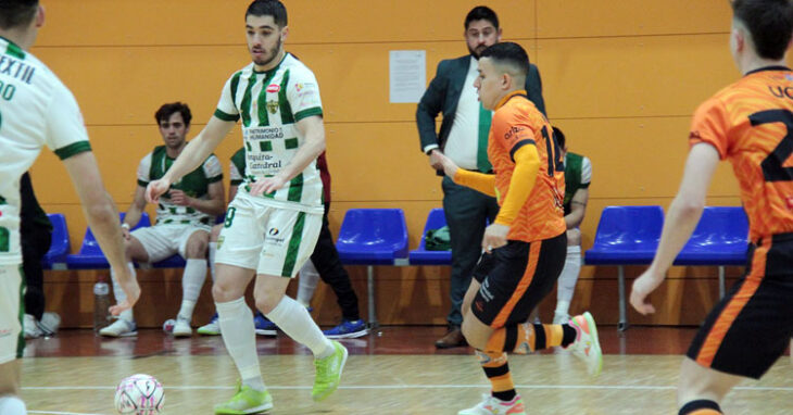 Lucas Perin en el partido en Tudela. Foto: Ribera Navarra