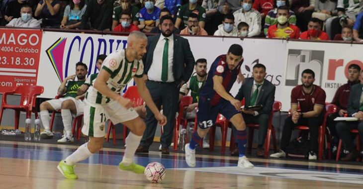 Miguelín en el encuentro del martes contra el Levante UD FS