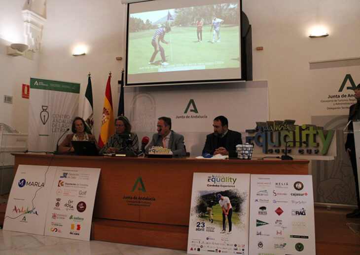 El vídeo promocional de la Andalucía Equality Golf Cup durante su presentación.