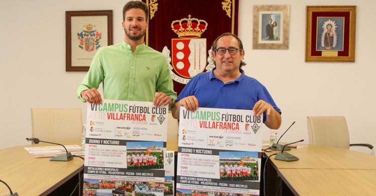 Alfonso Sánchez y Rafael Rojas en la presentación del evento