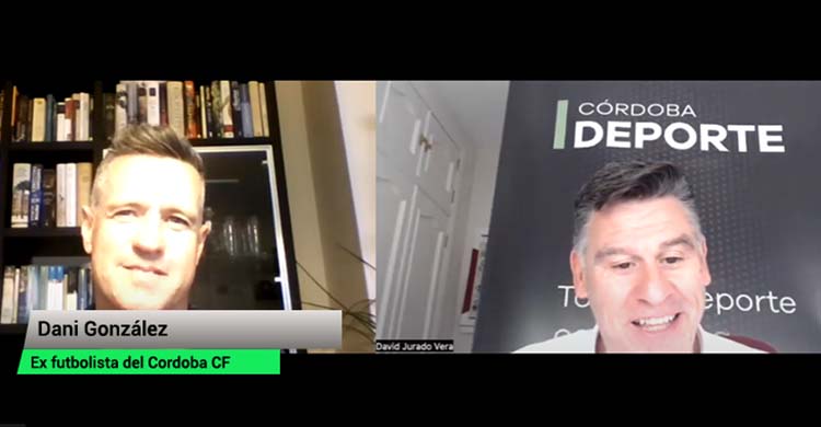 Dani González en su charla futbolera con David Jurado recordando aquel ascenso en Huesca del Córdoba CF.