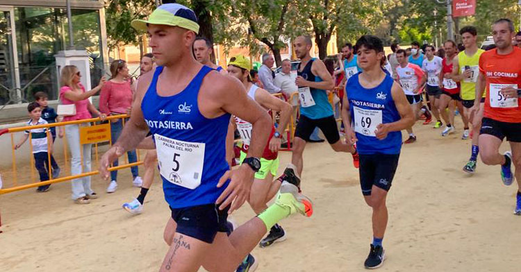 Jesús Alguacil, ganador de la prueba en Pedro Abad. Foto: Trotasierra