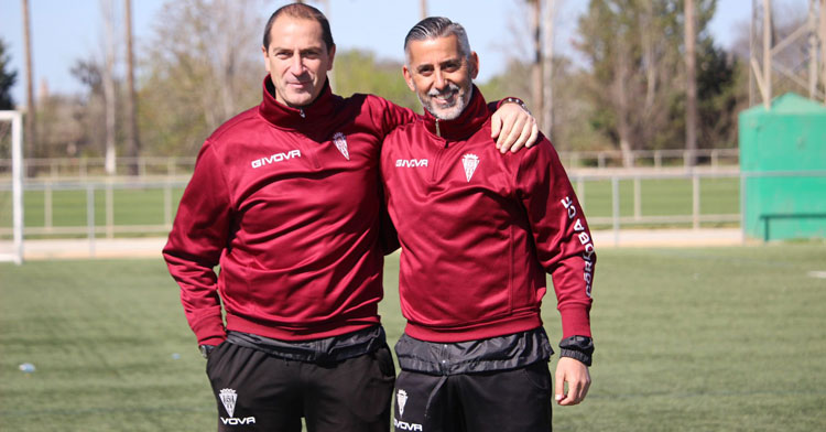 Pedro López posando junto a Diego Caro. Foto: CCF