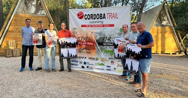 Los organizadores de la Córdoba Trail Running con su director deportivo José Manuel Rodríguez entre ellos.