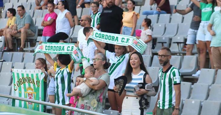 Aficionados del Córdoba en un partido de esta pretemporada