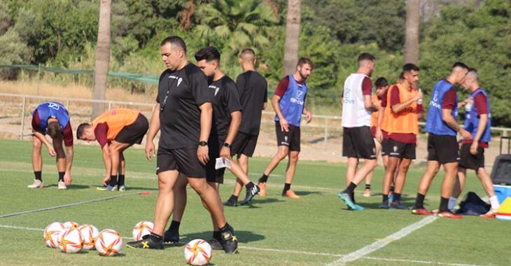 Germán Crespo durante el primer día de pretemporada en la Ciudad Deportiva.