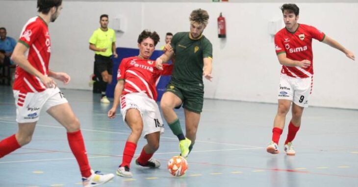 Lance del partido entre Córdoba Futsal Patrimonio y Granada FS