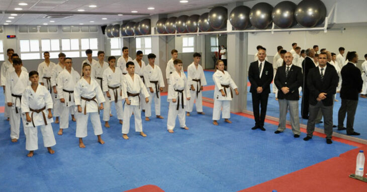 La ceremonia de exámenes de grados celebrada en las instalaciones del Club Kimé