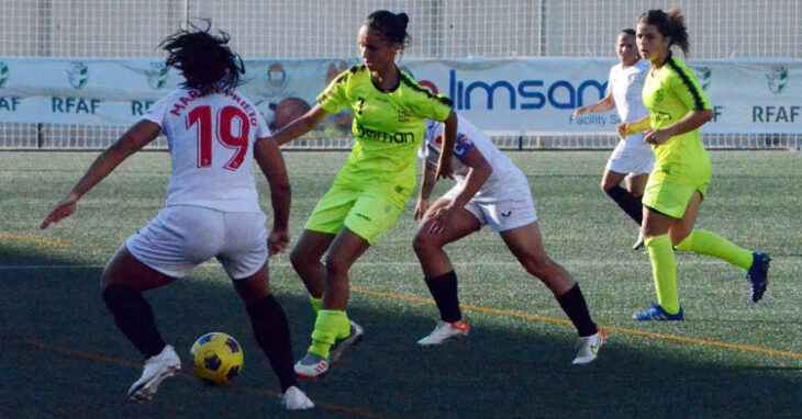 El Pozoalbense sucumbió con claridad ante el Sevilla FC. Foto: RFAF