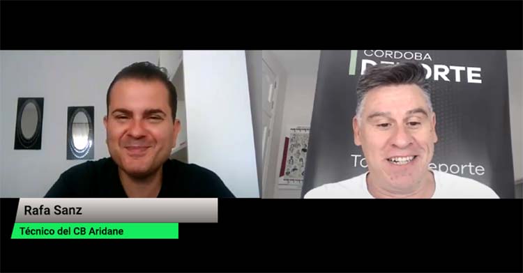 Rafa Sanz durante su entrevista con David Jurado en Cordobadeporte.