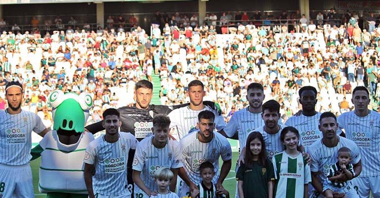 El once inicial del Córdoba CF ante el Fuenlabrada.