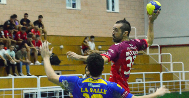 Alberto Requena en el partido contra La Salle. Foto: CBM