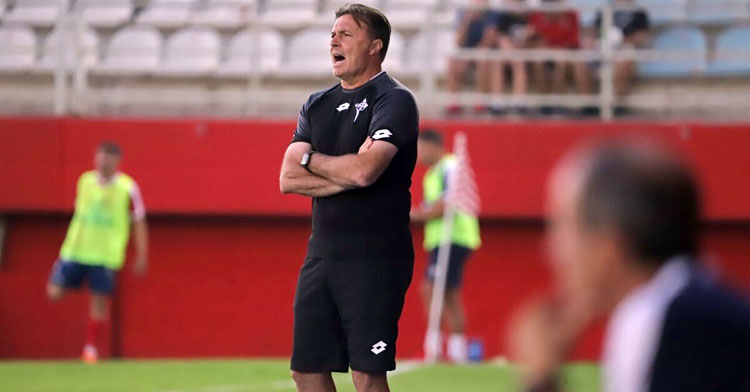 Cristóbal Parralo en la banda del Nuevo Mirador. Foto: Europa Sur