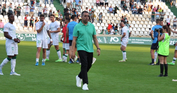 Germán Crespo al finalizar el partido. Autor: Paco Jiménez.