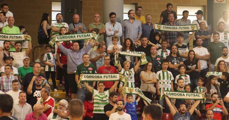 La afición del Córdoba Patrimonio en el pasado partido ante el Jaén Paraíso Interior.