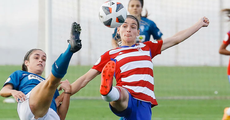 La escuadra cordobesista luchó duramente en Granada, pero sin suerte. Foto: Granada Femenino