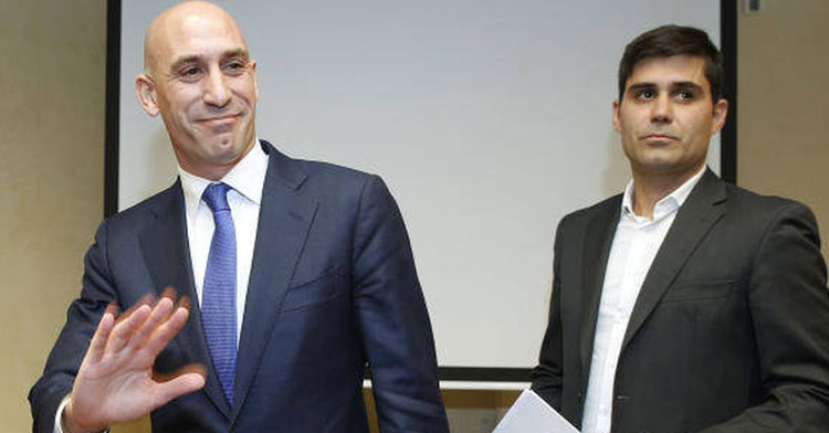 Rubiales y Aganzo, cabezas visibles de RFEF y AFE. Foto: El Confidencial