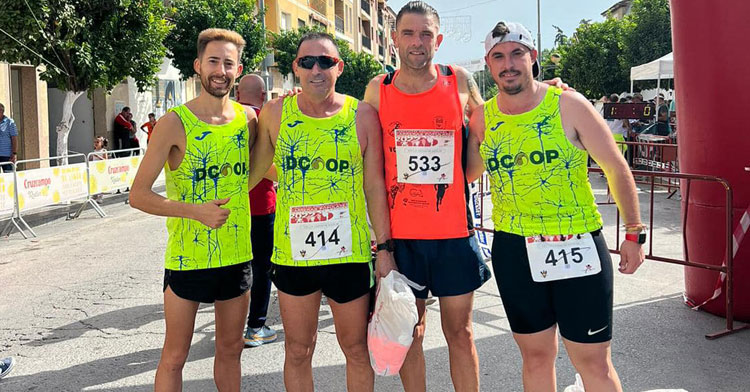El club Runners de Pura Cepa dejó su sello en Aguilar de la Frontera. Foto: Runners de Pura Cepa