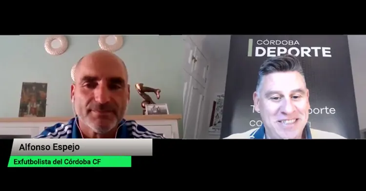 Alfonso Espejo durante su entrevista con Cordodabeporte.com