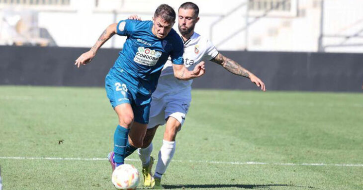 Carracedo en el partido de Ceuta, la última salida en liga. Foto: CCF