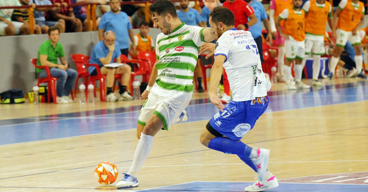Lucas Perin, ausente en las últimas jornadas por asuntos burocráticos en el encuentro de pretemporada entre Córdoba Patrimonio de la Humanidad y Manzanares. Foto: Córdoba Futsal