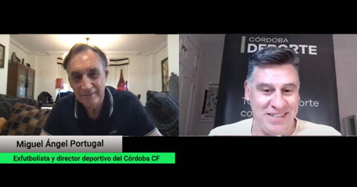 Miguel Ángel Portugal durante su entrevista con David Jurado.