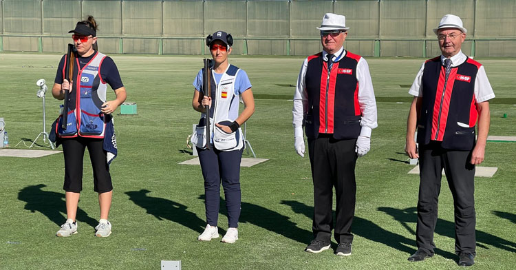 Fátima Gálvez en la foto previa a la semifinal de la Copa Presidente. Foto: @RFEDETO