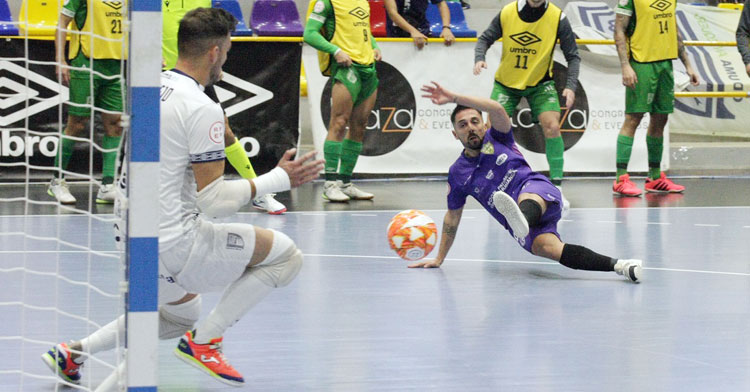 Jesulito fue el autor del segundo tanto del Córdoba Patrimonio en Antequera. Foto: Córdoba Futsal
