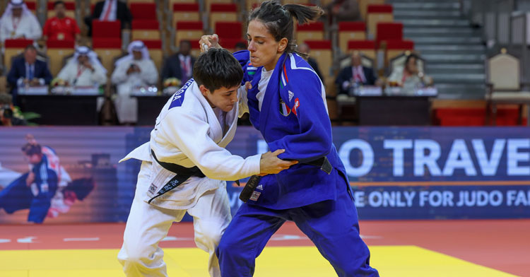 Julia Figueroa en una competición de 2022. Foto: IJF