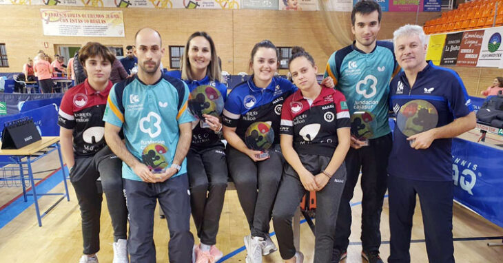 Los medallistas de los equipos de Priego en la localidad jiennense