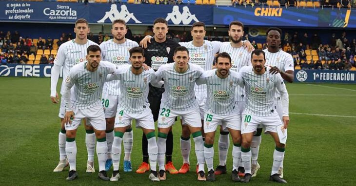 El once inicial del Córdoba CF en Alcorcón.