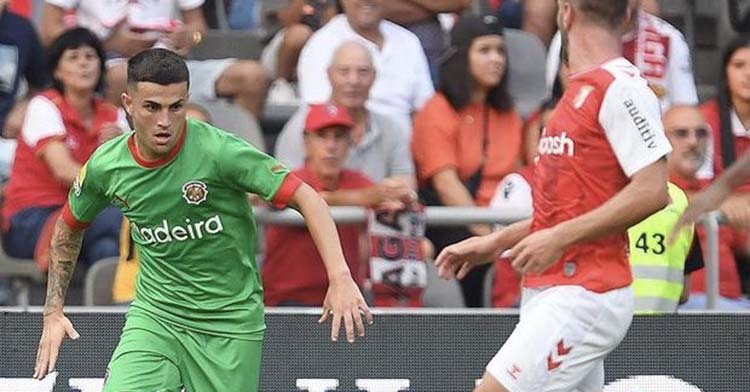 Antonio Zarzana jugando con el Marítimo de Portugal.
