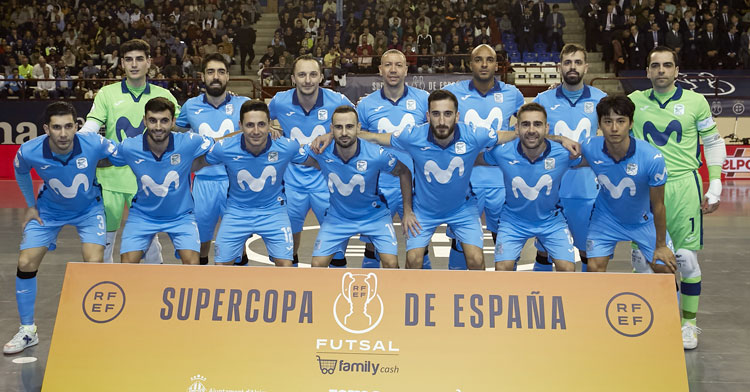 La formación del Inter en la final de la Supercopa en Alzira. Foto: RFEF
