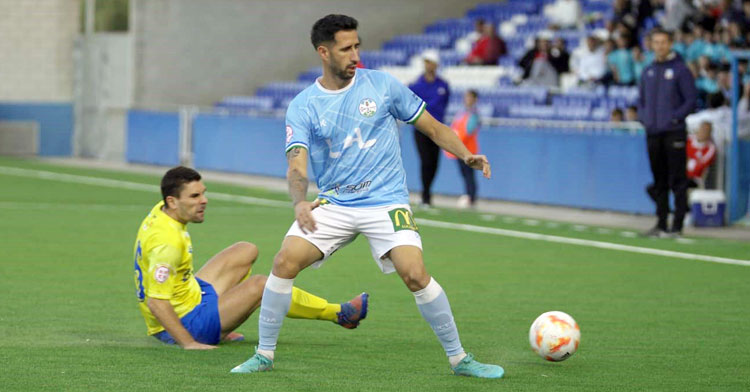 Ranchero en el partido contra el Coria. Foto: Ciudad de Lucena