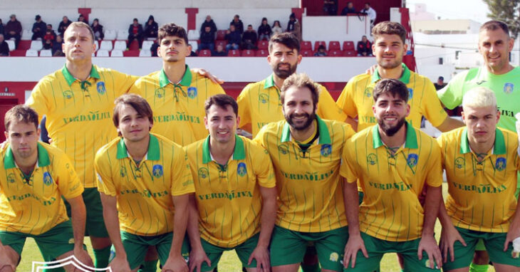 La escuadra inicial montillana en Chiclana. Foto: Montilla CF