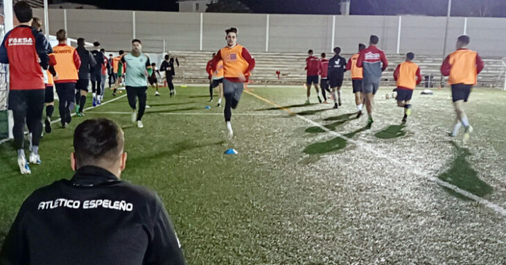 El cuadro de Quero en uno de sus entrenamientos. Foto: Atlético Espeleño