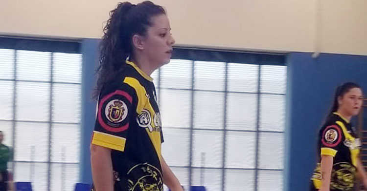 Ana Centeno con su anterior equipo