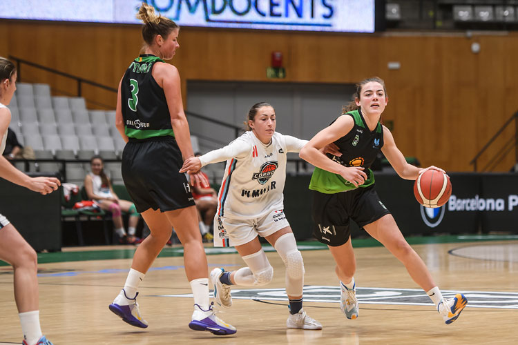 El Milar Córdoba compitió como pudo en Badalona. Foto: Joventut Femenino