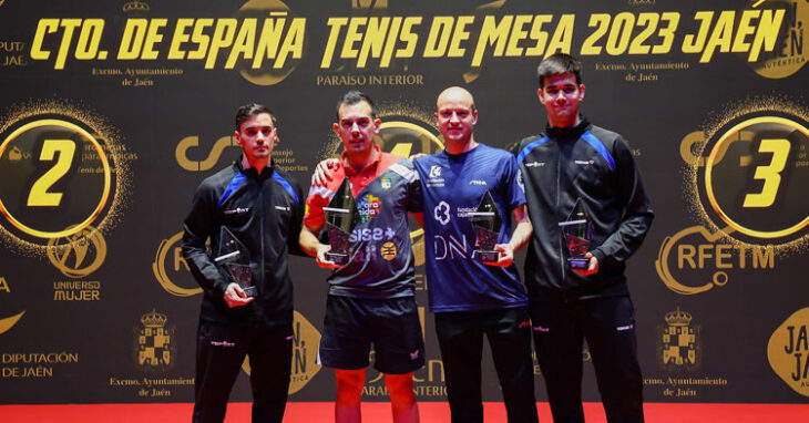 Carlos Machado en el tercer puesto del Campeonato de España. Foto: RFETM