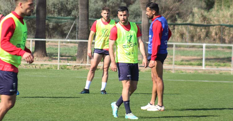 Carlos Puga en la vuelta a los entrenamientos en la Ciudad Deportiva.
