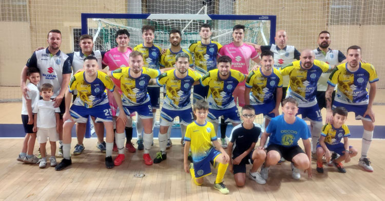 Los jugadores del Decorséneca en Vista Alegre. Foto: Decorséneca FS