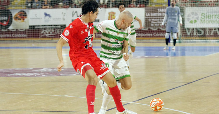 Miguelín en el duelo frente al JImbee Cartagena. Foto: Córdoba Futsal